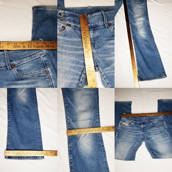 ‼SOLD‼ VTG Diesel Cherone Italy Jeans blue Denim - Picture 4 of 8